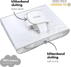 Snoozzz Slaapwikkel Regular - Baby Slaaphulp - Voorkomt Voorkeurshouding - Geschikt Voor Wieg En Ledikant - 0+ Maanden - Wit/Grijs - 180 X 50 Cm -Peuterpaleis Winkel 1200x1126 11