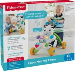Fisher Price Fisher-Price Loop Met Mij Zebra - Looptrainer -Peuterpaleis Winkel 1200x1126 8
