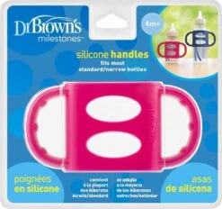 Dr. Brown's Siliconen Handvat Voor Standaardfles - Roze 7 Dr. Brown's Siliconen Handvat Voor Standaardfles - Roze -Peuterpaleis Winkel 1200x1127 10