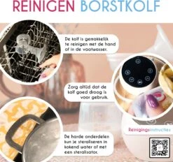 NurtureGoods Dual Efficient Borstkolf - Smart 3.0 - Vernieuwd 2023 Model - Draadloze Dubbele Elektrische Borstkolf - Oplaadbare Accu - Inclusief 2x180 Ml Babyfles, Kolfdagboek En Speen -Peuterpaleis Winkel 1200x1127 6