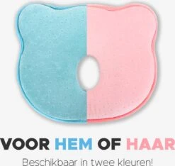 Baby Kussen Plat Hoofd - Slaapondersteuning Hoofdkussen - 0-12 Maanden - Orthopedisch - Inclusief E-book & Bestekset - Kraampakket - Kraamcadeau - Blauw -Peuterpaleis Winkel 1200x1135 18