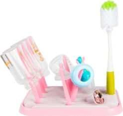 Nevi Afdruiprek Met Lekbak - Afdruipmat Voor 10 Flessen - Opvouwbaar Droogrek Babyfles - Inclusief Afwasborstel -Peuterpaleis Winkel 1200x1135 5