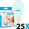 25 Stuks 300ml - Borstvoeding Zakjes - Moedermelk Zakjes - Moedermelk Bewaarzakjes - Bewaarzakjes Met Datumsticker - Bewaarzakjes - Moedermelk Bewaarzakjes - Borstvoeding Bewaarzakjes