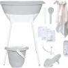 Bad- En Verzorgingsset Luma Hydrofiel Light Grey/Starterset Wit 6-delig -Peuterpaleis Winkel 1200x1142