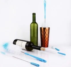 Flessenborstel - Flessenrager - Schoonmaakborstel - Flessenreiniger - 5 Stuks - Kras- En BPA Vrij - Geschikt Voor Alle Oppervlakken -Peuterpaleis Winkel 1200x1144 8