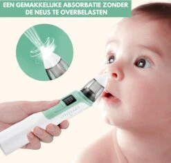 SP Lifestyle ® Neusreiniger Baby - Elektrische Neuszuiger Met USB - Snoetenpoetsers - Snotzuiger Baby - 6 Verschillende Standen -Peuterpaleis Winkel 1200x1146 2