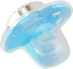 Merkloos Frozen Speen - Fopspeen - Elsa - Blauw - Zilver - Fopspeen Clip - Speenketting - Strass - Kristal - Luxe - Baby - GRATIS Speen Beschermkapje -Peuterpaleis Winkel 1200x1147 1