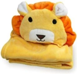 Multifunctionele Baby Fleecedeken Met Capuchon Leeuw | Badcape Baby En Peuters | Deken Kinderen | Wikkeldeken | Dekentje Baby & Peuter 0-3 Jaar | Babydeken | Kraamcadeau | Babycape | Fleece Deken | Kraam | Maxi Cosi Deken | Dier -Peuterpaleis Winkel 1200x1148