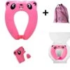 Merkloos WC Verkleiner Roze Panda Ontwerp - Toilettrainer - Opvouwbare Toilet Zitje - Toiletbril Verkleiner - Kinder WC Bril -Peuterpaleis Winkel 1200x1155 3