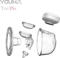 Youha® Dubbele Draadloze Borstkolven - Elektrische Draagbare Borstkolf - Makkelijk Kolven - BPA-vrij - Handsfree Kolven - Borstvoeding - Dubbele Borstkolven - 2x 240ML Cups Voor Moedermelk - Moderne Kolf - Dubbele Kolf - Maat: 28mm -Peuterpaleis Winkel 1200x1155 5