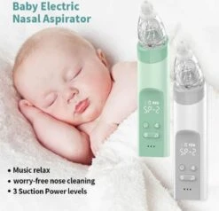 Merkloos Neusreininger Baby – Elektrische Neuszuiger – Neus Aspirator Met USB – Neuspeer & Blackhead Remover – Snotverwijderaar – Snoetenpoetser Peuter -Peuterpaleis Winkel 1200x1156 3