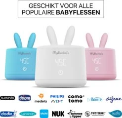 MyBambini's Bottle Warmer Pro™ - Draagbare Baby Flessenwarmer Voor Onderweg - Blauw - Geschikt Voor Smalle Hals Flessen Van Dr. Brown's, Difrax, Medela & Nanobebe -Peuterpaleis Winkel 1200x1162 11