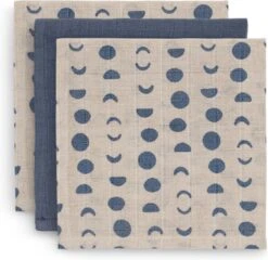 Jollein Hydrofiel Multidoek 70x70cm - Moonlight - 3 Stuks -Peuterpaleis Winkel 1200x1166 1