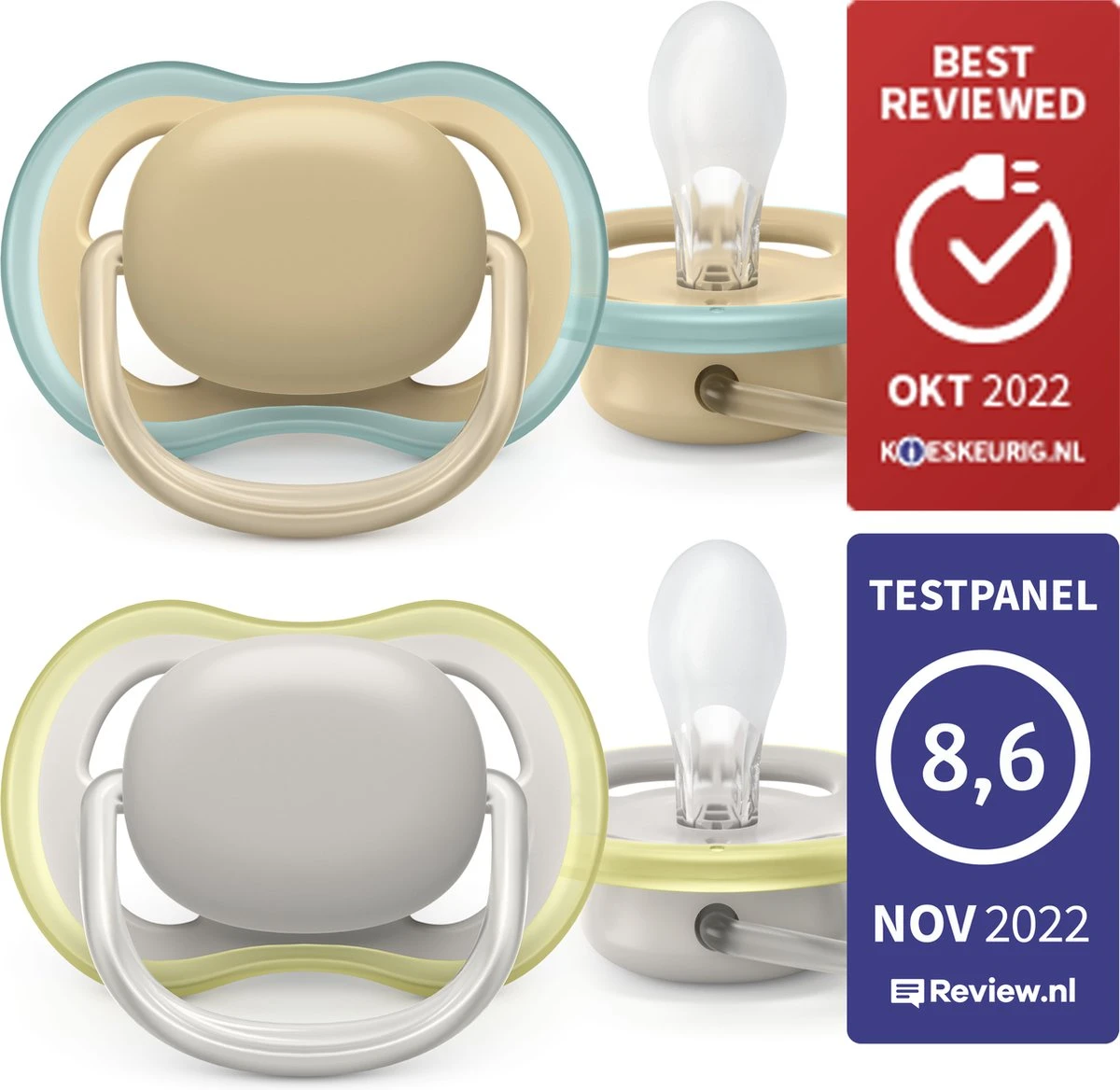 Philips Avent Ultra Air SCF085/15 - Fopspeen - 0 Tot 6 Maanden - 2 Stuks 17 Philips Avent Ultra Air SCF085/15 - Fopspeen - 0 Tot 6 Maanden - 2 Stuks - Afbeelding 15