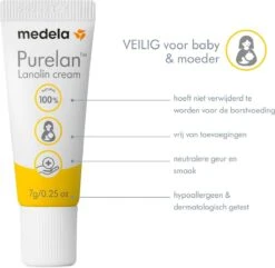 Medela Purelan Tepelzalf Lanoline Tepelcreme Snelle Verlichting Bij Pijnlijke Tepels - Tube 7gr -Peuterpaleis Winkel 1200x1169 3