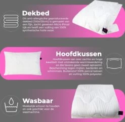 Kinderdekbed 2 In 1 KledingDroom® - 135x100 Cm Dekbed + 40x60 Kussen - Anti-allergisch Wasbaar -Peuterpaleis Winkel 1200x1172 10