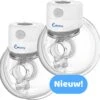 Kolvy® Max Draadloze Elektrische Borstkolf - Dubbel - Intelligente Kolfapparaten - Handsfree Breast Pump - USB Oplaadbaar - Professioneel - Incl. 3 Maten