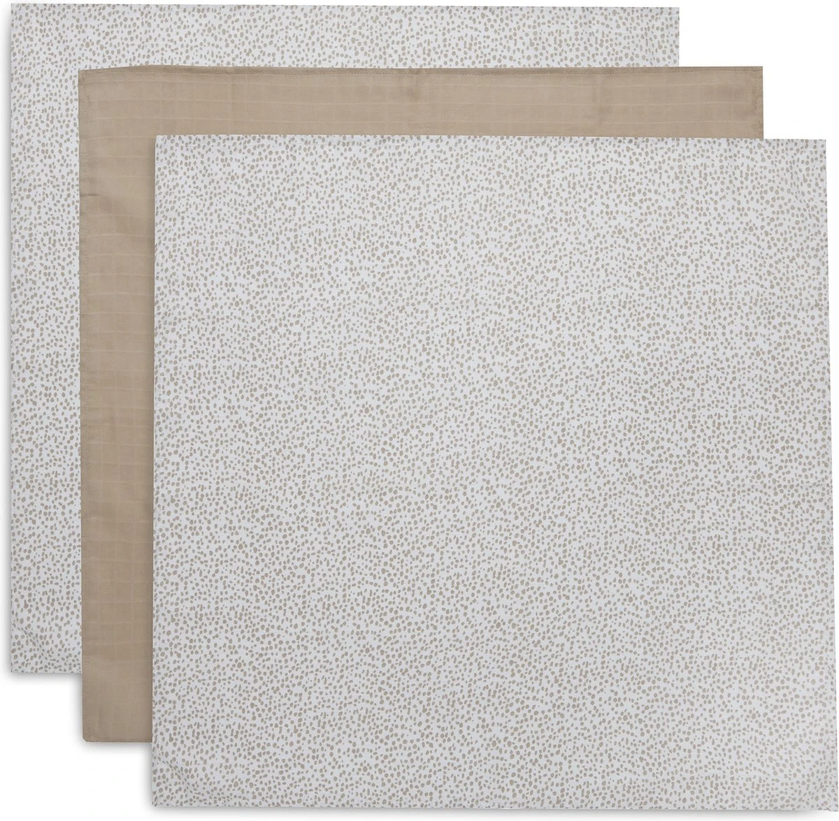 Jollein Hydrofiele Doek Small 70x70cm Dotted - 3 Stuks 3 Jollein Hydrofiele Doek Small 70x70cm Dotted - 3 Stuks