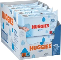 Huggies Billendoekjes - Pure 99% Water - 18 X 56 Stuks - 1008 Doekjes - Voordeelverpakking 24 Huggies Billendoekjes - Pure 99% Water - 18 X 56 Stuks - 1008 Doekjes - Voordeelverpakking -Peuterpaleis Winkel 1200x1176