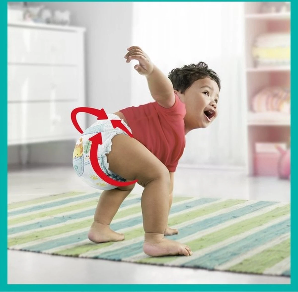 Pampers® Pampers - Baby Dry Pants - Maat 7 - Mega Pack - 63 Luierbroekjes 7 Pampers® Pampers - Baby Dry Pants - Maat 7 - Mega Pack - 63 Luierbroekjes - Afbeelding 5