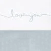 Jollein Baby Laken Wieg 75x100cm Love You - Stone Green -Peuterpaleis Winkel 1200x1183 12