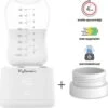 MyBambini's Bottle Warmer Pro™ - Draagbare Baby Flessenwarmer Voor Onderweg - Wit - Geschikt Voor MAM, Lansinoh, NIP & Nanobebe (brede Hals) 2 MyBambini's Bottle Warmer Pro™ - Draagbare Baby Flessenwarmer Voor Onderweg - Wit - Geschikt Voor MAM, Lansinoh, NIP & Nanobebe (brede Hals) -Peuterpaleis Winkel 1200x1185 10