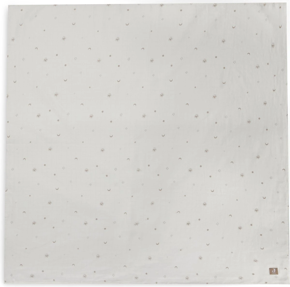 Jollein Hydrofiele Doek Large 115x115cm Stargaze - Biscuit - 2 Stuks 6 Jollein Hydrofiele Doek Large 115x115cm Stargaze - Biscuit - 2 Stuks - Afbeelding 4