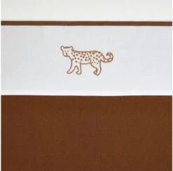 Meyco Ledikant Laken Cheetah Animal - 100x150cm - Camel -Peuterpaleis Winkel 1200x1187 14