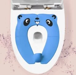 Merkloos Panda Toiletbril - Opvouwbaar In Opberg Tasje - Voor Kinderen - WC Bril Verkleinen - Zindelijkheidstraining - Wit -Peuterpaleis Winkel 1200x1191 4