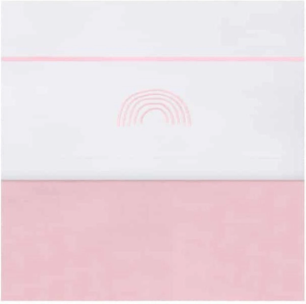 Jollein Baby Laken Wieg 75x100cm Rainbow - Blush Pink 5 Jollein Baby Laken Wieg 75x100cm Rainbow - Blush Pink - Afbeelding 3