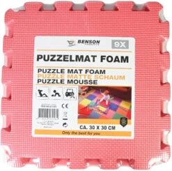 Benson 9 Stuks Zwarte Puzzel Vloertegels Foam 30 X 30 Cm - Puzzel Speelmat - Baby/peuter Speelgoed Matten -Peuterpaleis Winkel 1200x1192 5