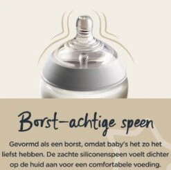 Tommee Tippee Closer To Nature -babyflessen - Langzaam Strom - Borstachtige Speen - Anti-koelik, 260 Ml, Pak Van 3 -Peuterpaleis Winkel 1200x1195 21