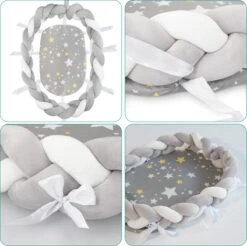 Navaris Babynestje Voor Baby's - Nestje Geweven Met Slaapmatje - Babynestje Met Bedrand Vlecht - Nestje Hoofdbeschermer - Babynestje Geweven 17 Navaris Babynestje Voor Baby's - Nestje Geweven Met Slaapmatje - Babynestje Met Bedrand Vlecht - Nestje Hoofdbeschermer - Babynestje Geweven -Peuterpaleis Winkel 1200x1195 33