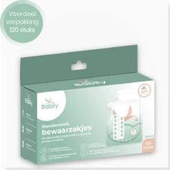Babily® - Moedermelk Bewaarzakjes - 120 Stuks - Borstvoeding Bewaarzakje - Melkzakjes - 240 Ml - Met Dubbele Sluiting En Schenktuit -Peuterpaleis Winkel 1200x1196 22