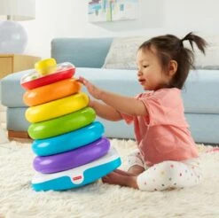 Fisher Price Fisher-Price Stapelringen - Grote Kleurenringpiramide -Peuterpaleis Winkel 1200x1197 18
