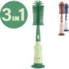 Baby Flessenborstel - Flessenreiniger - Flessenborstel Siliconen - Flesvoedingsaccessoires - BPA Vrij - Groen - 3 In 1 -Peuterpaleis Winkel 1200x1197 27