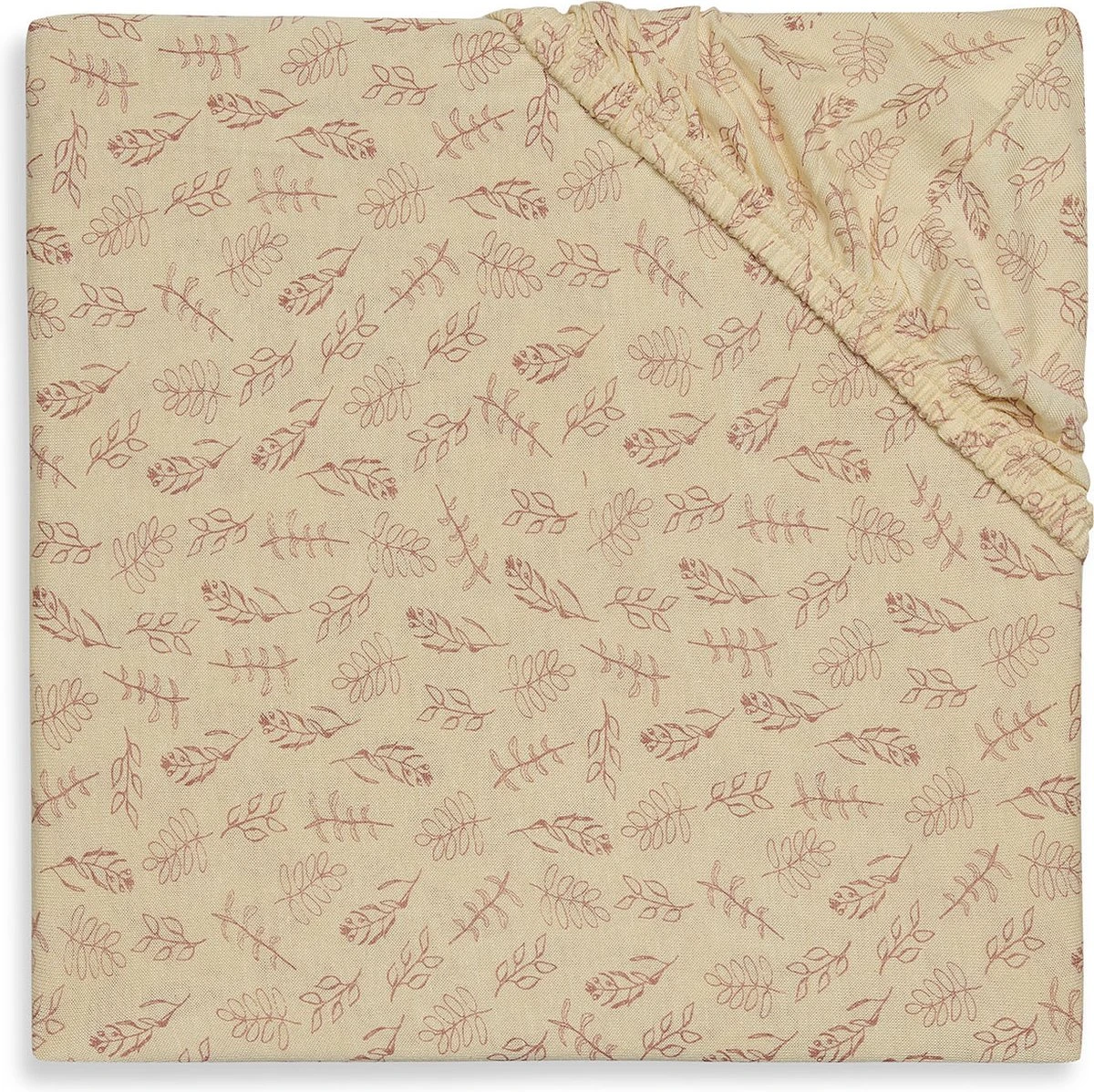 Jollein Baby Hoeslaken Ledikant Jersey 60x120cm - Meadow - Rosewood 3 Jollein Baby Hoeslaken Ledikant Jersey 60x120cm - Meadow - Rosewood