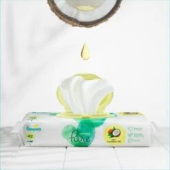 Pampers® Pampers Pure Coconut Babydoekjes - 18pakjes Van 42 Doekjes =756 Babydoekjes -Peuterpaleis Winkel 1200x1198 7