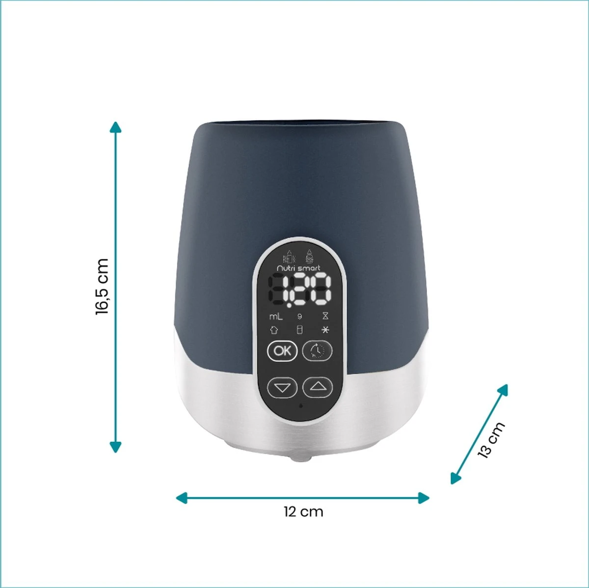 Babymoov Babyvoeding & Flessenverwarmer NutriSmart (Thuis & Auto) Blauw 5 Babymoov Babyvoeding & Flessenverwarmer NutriSmart (Thuis & Auto) Blauw - Afbeelding 3