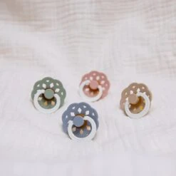 BiBS - Boheme Pacifier Glow In The Dark - Stage 1 Fopspeen - 2 Stuks - Blush Glow / Vanilla Glow -Peuterpaleis Winkel 1200x1198 90