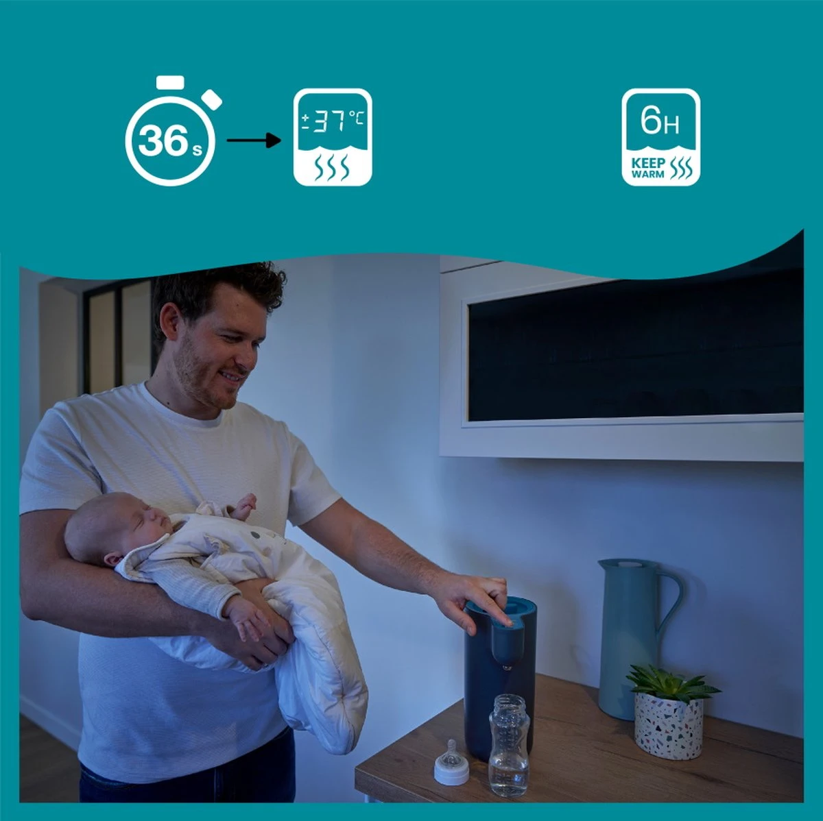 Babymoov Milky Now Flessenbereider A002301 5 Babymoov Milky Now Flessenbereider A002301 - Afbeelding 3