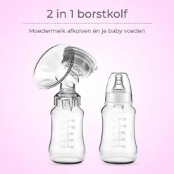 Nuvance - Dubbel Draagbare Elektrische Borstkolf - Inclusief Melkfles - 300ml - Handkolf - Kolfapparaten - Borstvoeding - 18 Standen - BPA Vrij -Peuterpaleis Winkel 1200x1199 47
