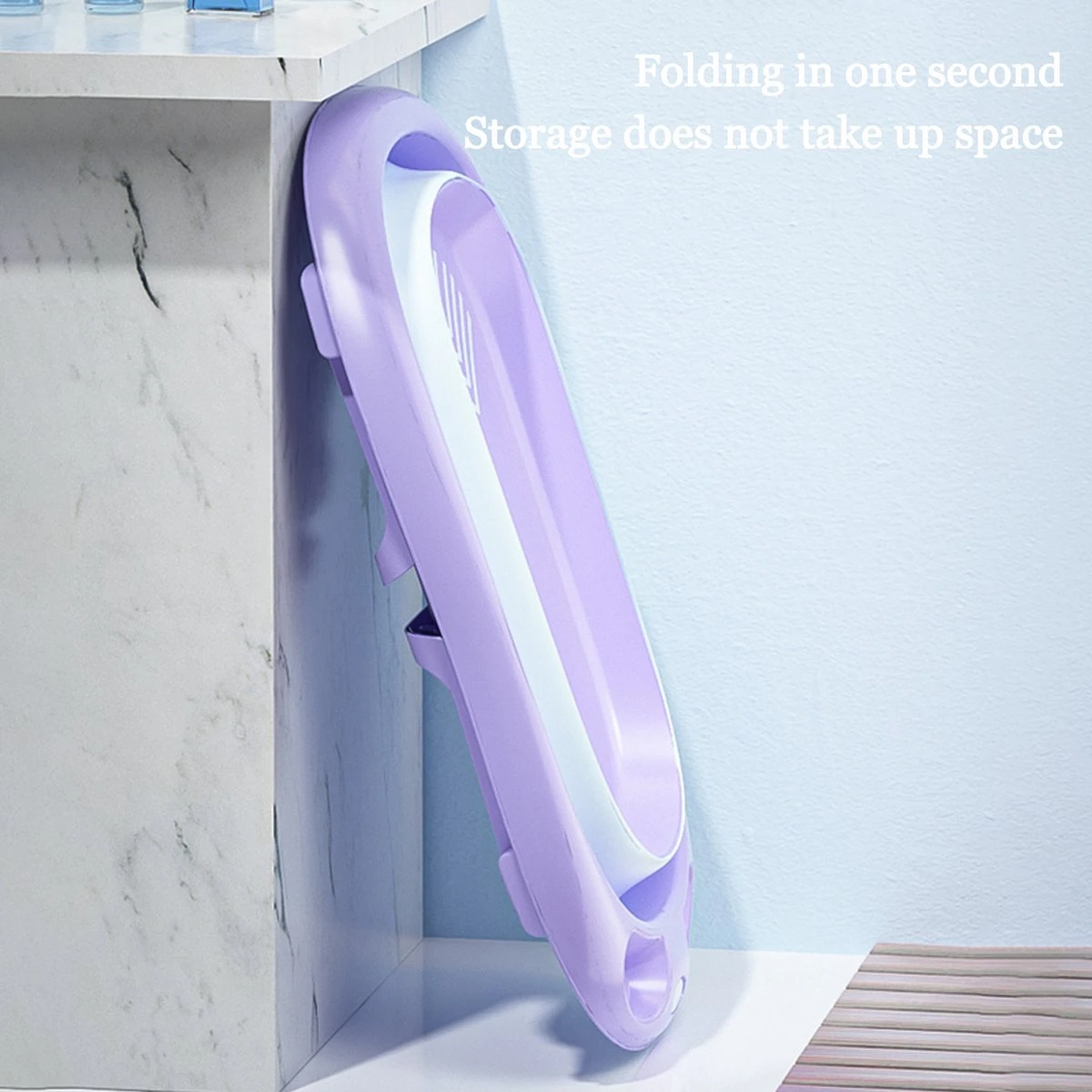 K IKIDO Babybadje Opvouwbaar - 3 In 1 Opvouwbaar - 83 × 48 × 23,5 Cm - Baby Badje - Peuterbadje - Babybadkuip -Inclusief Badkussen - Purper 6 K IKIDO Babybadje Opvouwbaar - 3 In 1 Opvouwbaar - 83 × 48 × 23,5 Cm - Baby Badje - Peuterbadje - Babybadkuip -Inclusief Badkussen - Purper - Afbeelding 4