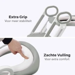 LifeGoods WC Verkleiner Met Trapje - Trainer Met Opstapje - 2 Tot 7 Jaar - Grijs/Wit -Peuterpaleis Winkel 1200x1200 1086