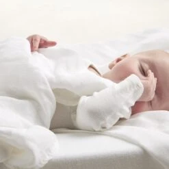 Meyco Uni Swaddle - 2-pack - Hydrofiel - White - 120x120cm -Peuterpaleis Winkel 1200x1200 1112