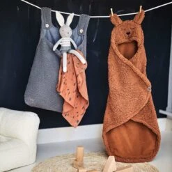 Jollein Hydrofiel Multidoek Spot 115x115cm - Caramel - 2 Stuks -Peuterpaleis Winkel 1200x1200 1120