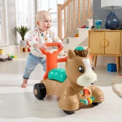 Fisher Price Fisher-Price Pony Loopvriendje - Looptrainer Baby - Bruin - Groen -Peuterpaleis Winkel 1200x1200 1183