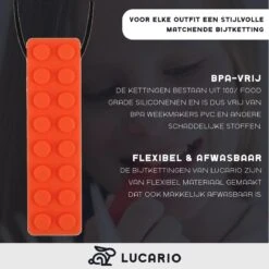 Bijtketting - Kauwketting | Bouwblokje Patroon Oranje 16 Bijtketting - Kauwketting | Bouwblokje Patroon Oranje -Peuterpaleis Winkel 1200x1200 1208