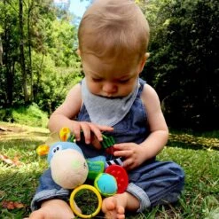 Playgro Clip Clop Rammelaar - Blauw - Activiteitenspeeltje - Kraamkado -Peuterpaleis Winkel 1200x1200 1213