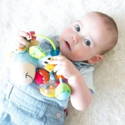 Playgro Clip Clop Rammelaar - Blauw - Activiteitenspeeltje - Kraamkado -Peuterpaleis Winkel 1200x1200 1218